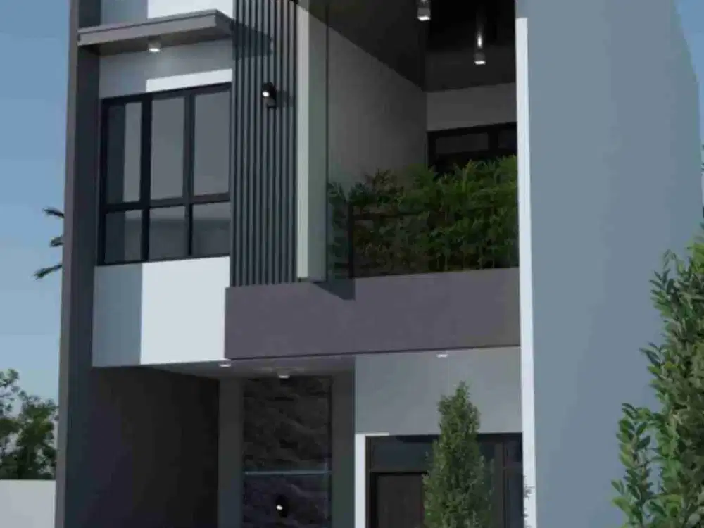 Rumah Modern Minimalis Strategis Hanya 7 Menit ke Stasiun LRT Ciracas