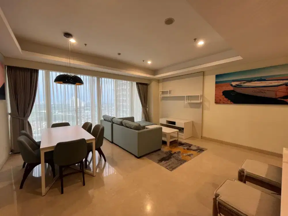 Apartemen Pondok Indah Residence, 2BR, 138sqm, Corner Unit, Tower Maya, Furnished