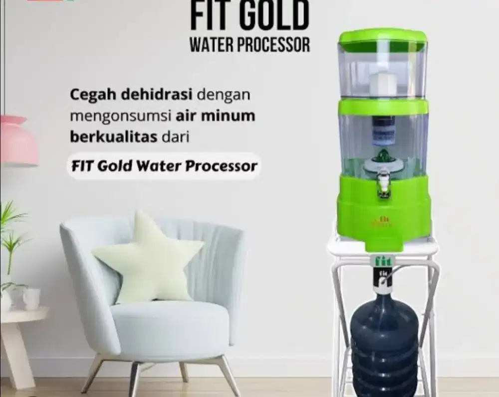 Spesial!  Set Lengkap Penjernih Air + Botol Alkaline 650ml – NEW