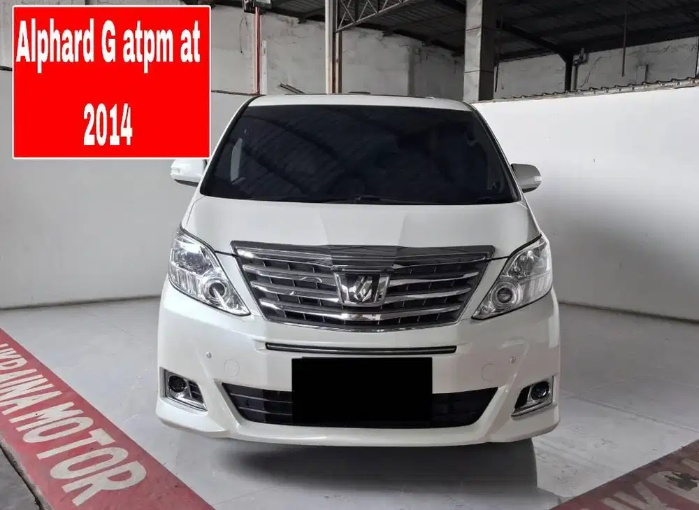 TOYOTA ALPHARD G ATPM AT 2014 ISTIMEWA