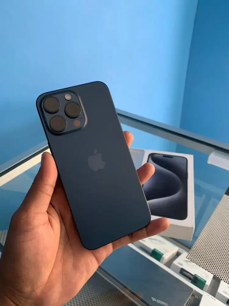 iPhone 15 Promax 256gb Ex iBox Fullset Original Nominus