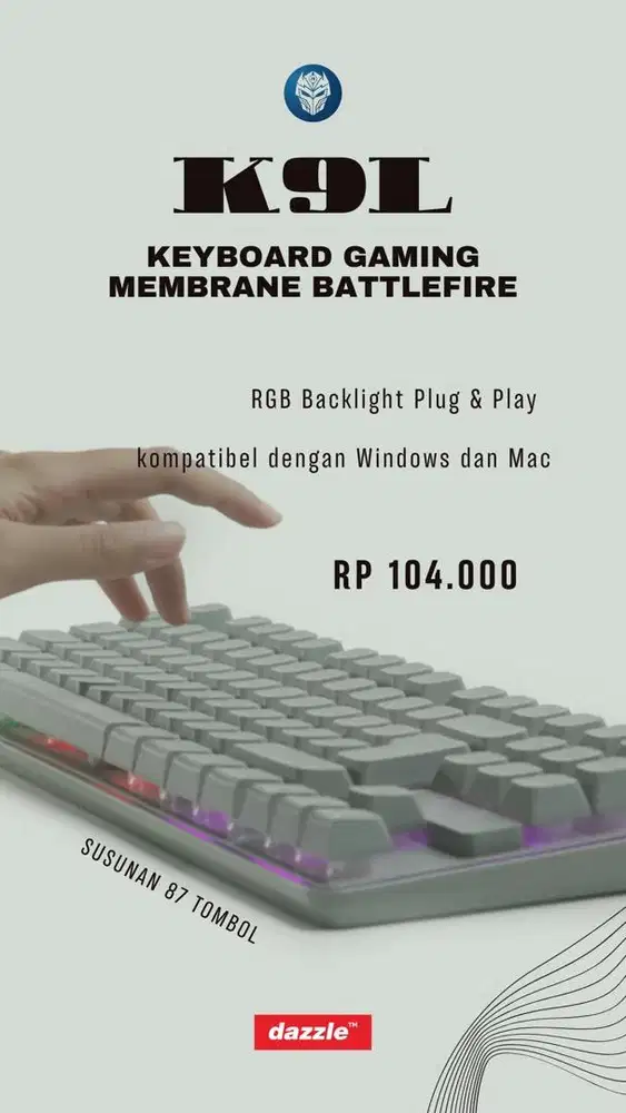 Keyboard wired K9L rexus