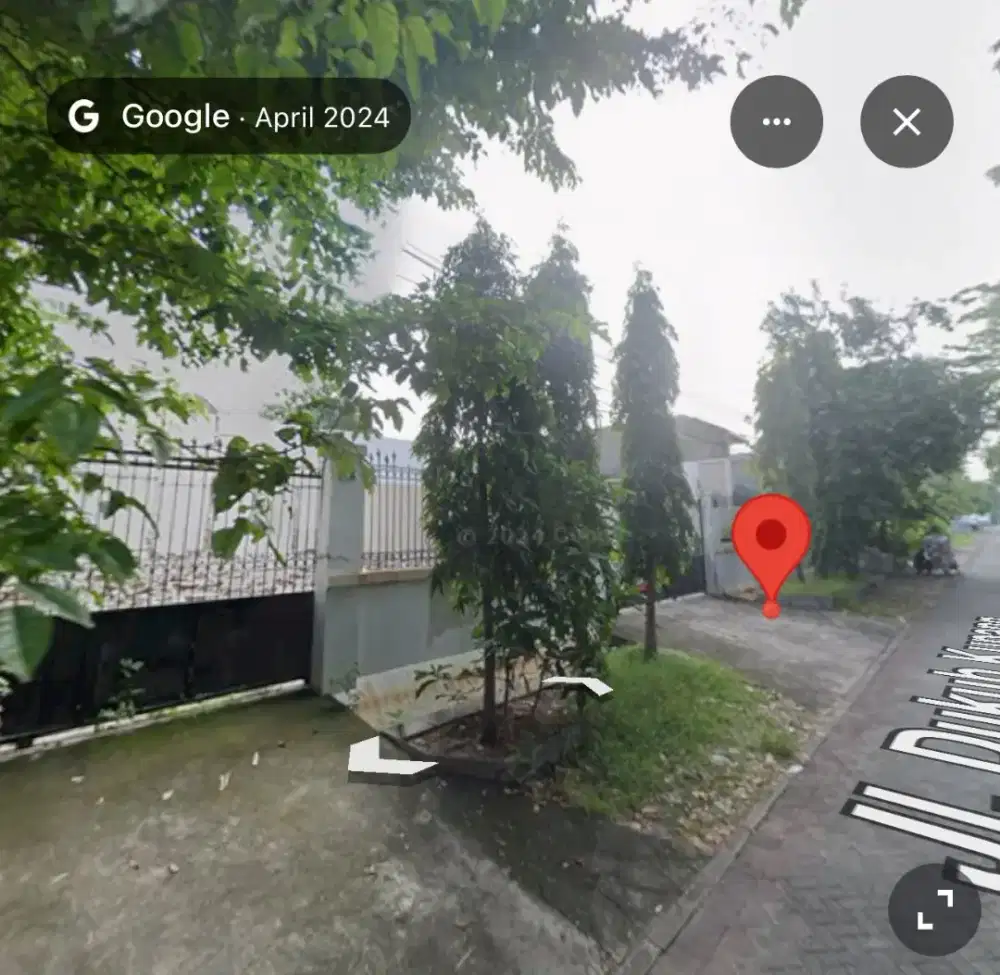 Dijual Tanah 527m² SHM Row 2 Mobil Dukuh Kupang 11jt/m² Nego