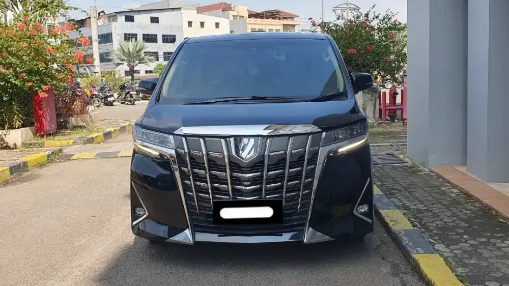 Km29rb toyota alphard g atpm 2021 hitam sunroof pilotseat