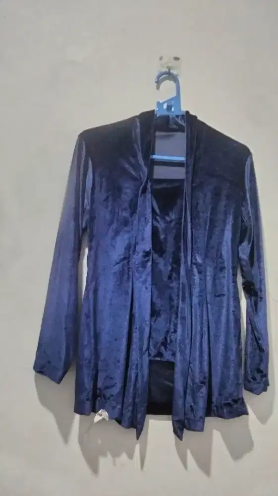 Kebaya navy kebaya bludru