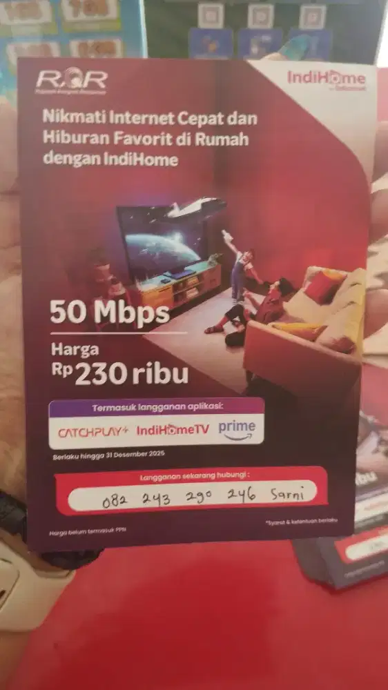 Pemasangan wifi Indihome