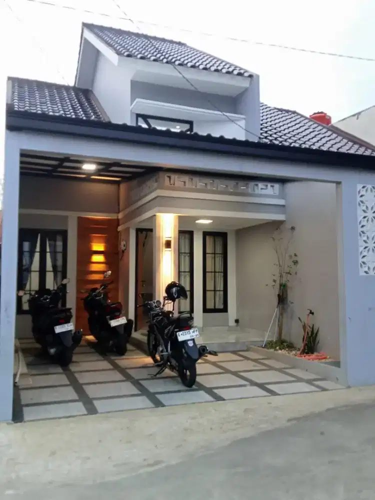 Rumah mezzanine model mewah di kota Depok