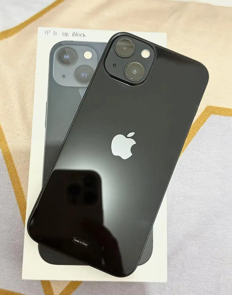 Dijual ip 13 black, ibox