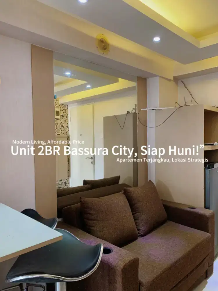 DIJUAL MURAH!! Apartemen bassura city 2br furnished