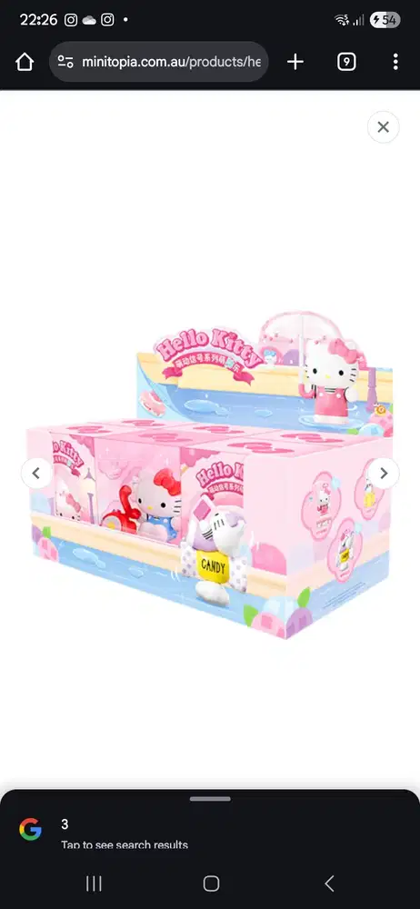 Hello Kitty Blind Box Set isi 6 - New Segel
