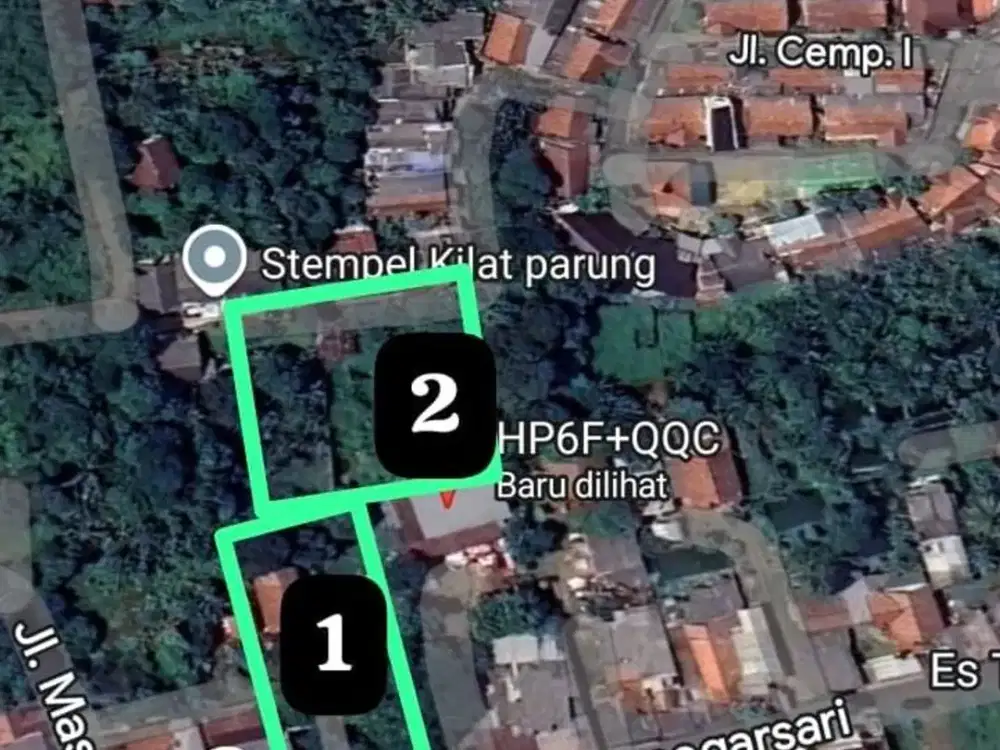 Dijual Cepat Tanah Luas Dengan Sertifikat SHM Berlokasi Di Parung