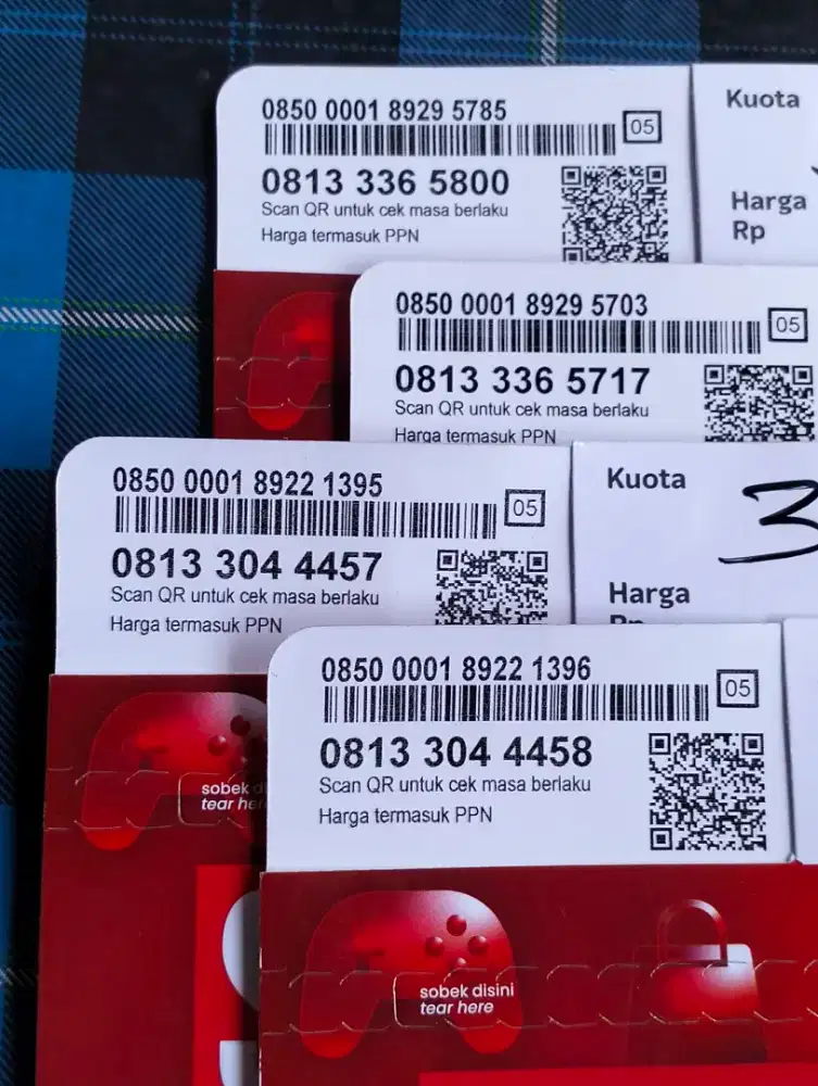 NOMOR CANTIK SIMPATI 11 DIGIT ISI KUOTA 3 GB NASIONAL