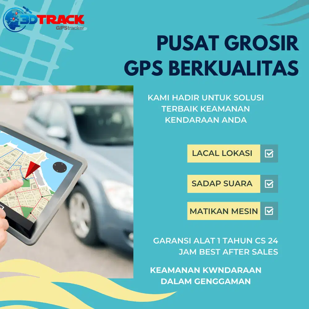 GPS TRACKER KENDARAAN BERMOTOR MURAH BERGARANSI 3DTRACK