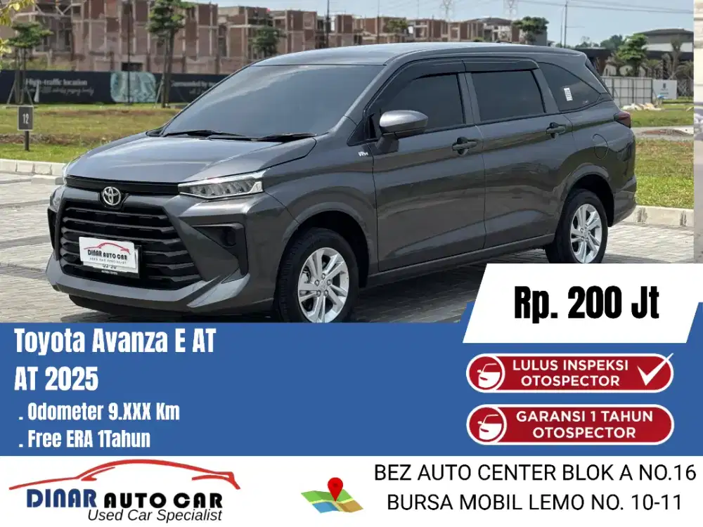 Toyota Avanza E AT