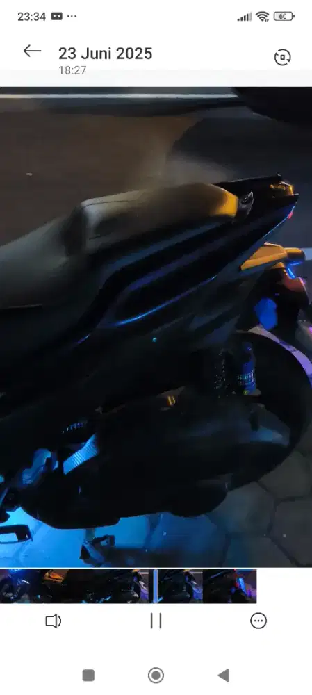 Aerox 2024 moonlight blue