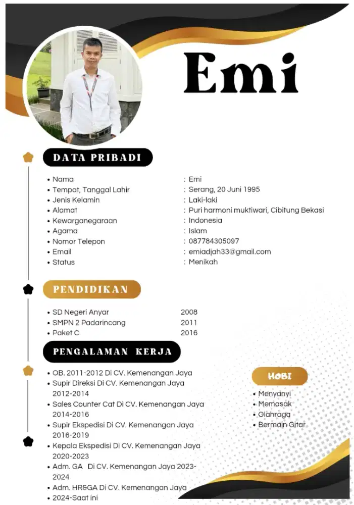 Mencari Pekerjaan Driver atau Admin