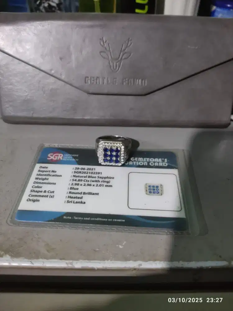 Natural Blue Safire Ceylon