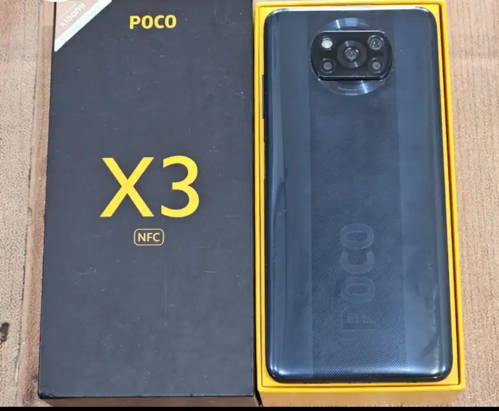 Murah hp Poco X3 nfc 6/64 lkp normal