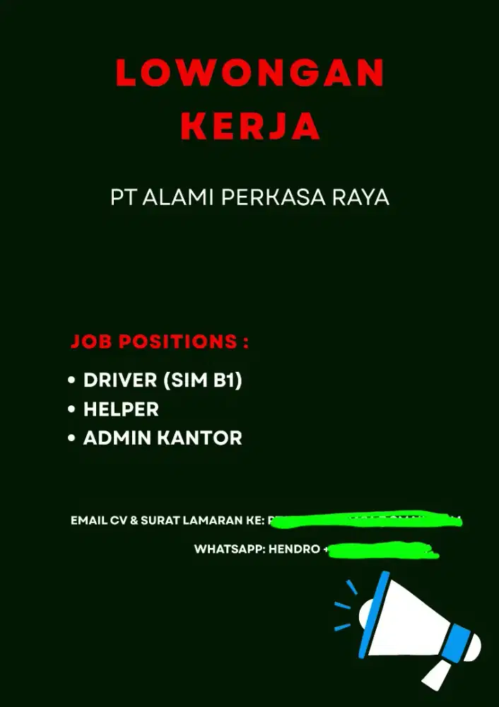 LOWONGAN KERJA PT APR