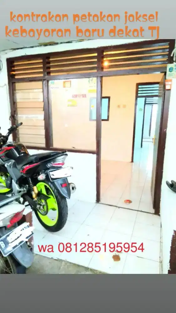 Kontrakan rumah petakan Kebayoran Baru Jakarta Selatan