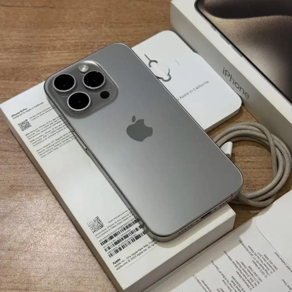 Iphone 15 ProMax 256gb resmi ibox Fullset oryginal lengkap