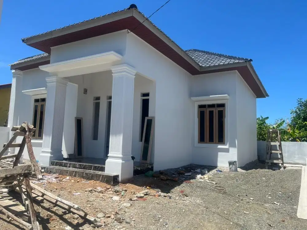Rmh minimalis type 80 pinggir jln aspal lebar 8.M.gp lambung meuraxa