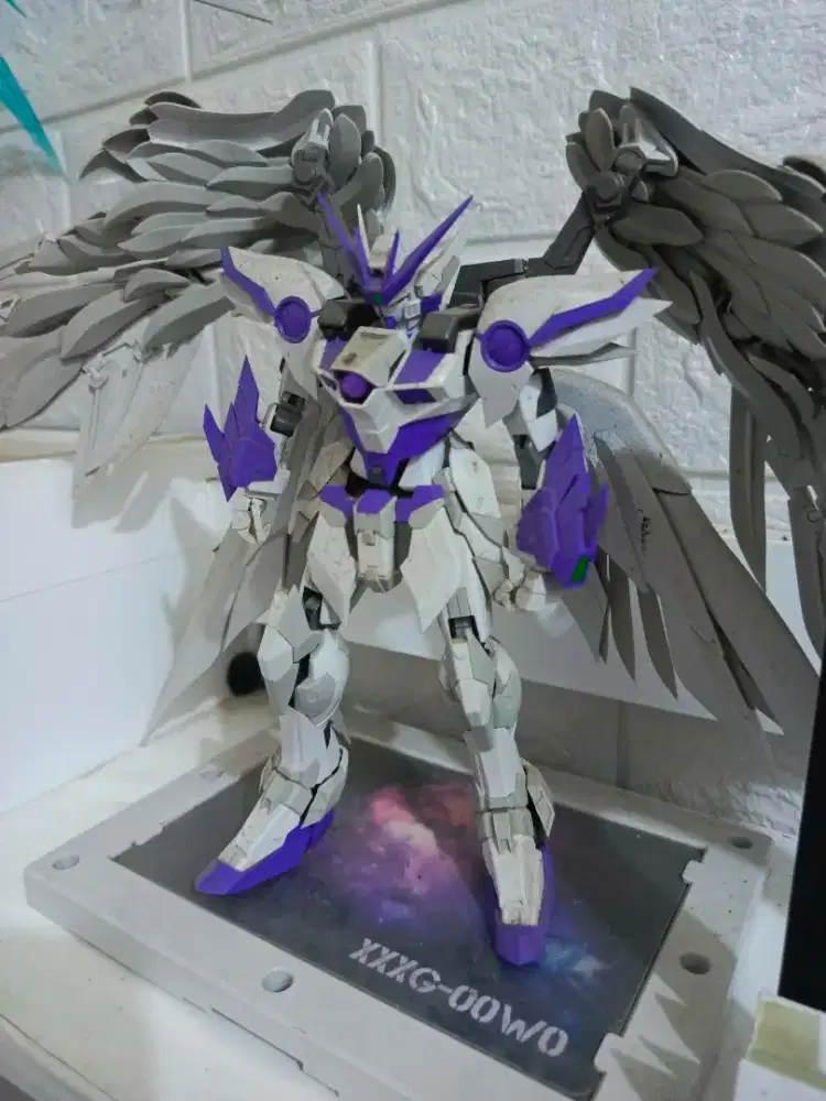 Gunpla MG 1/100 Supernova Wing Zero Gundam Purple Snow White