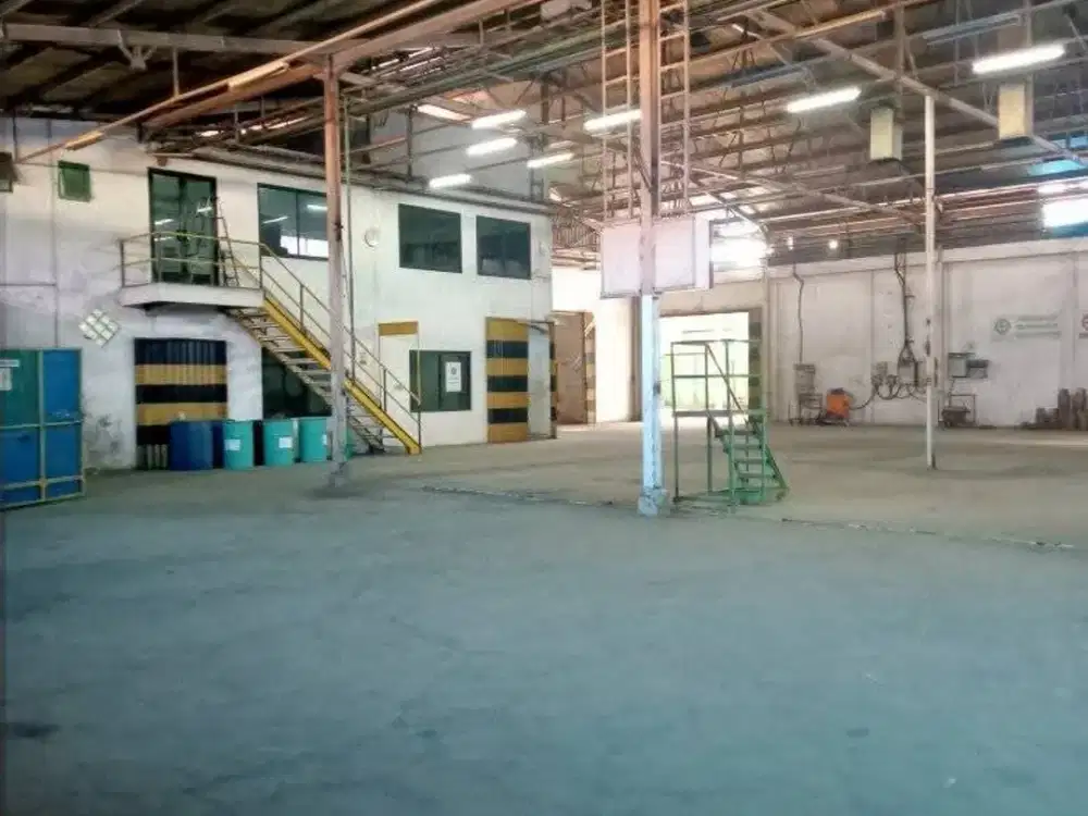 Dijual gudang di jalan raya kalimalang Cikarang Selatan Bekasi Jawa ba