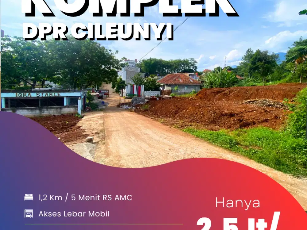 Tanah Dijual di Cileunyi – Lokasi Strategis, Akses Mobil, Cocok untuk Hunian atau Investasi