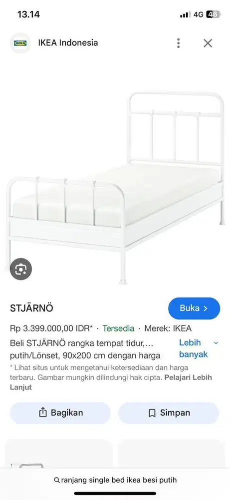 Dipan anak ikea