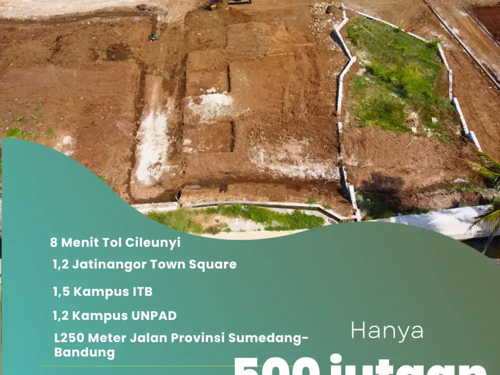 Dijual Tanah di Jatinangor – Lokasi Hegarmanah, Sejuk & Strategis, Cocok untuk Hunian atau Investasi