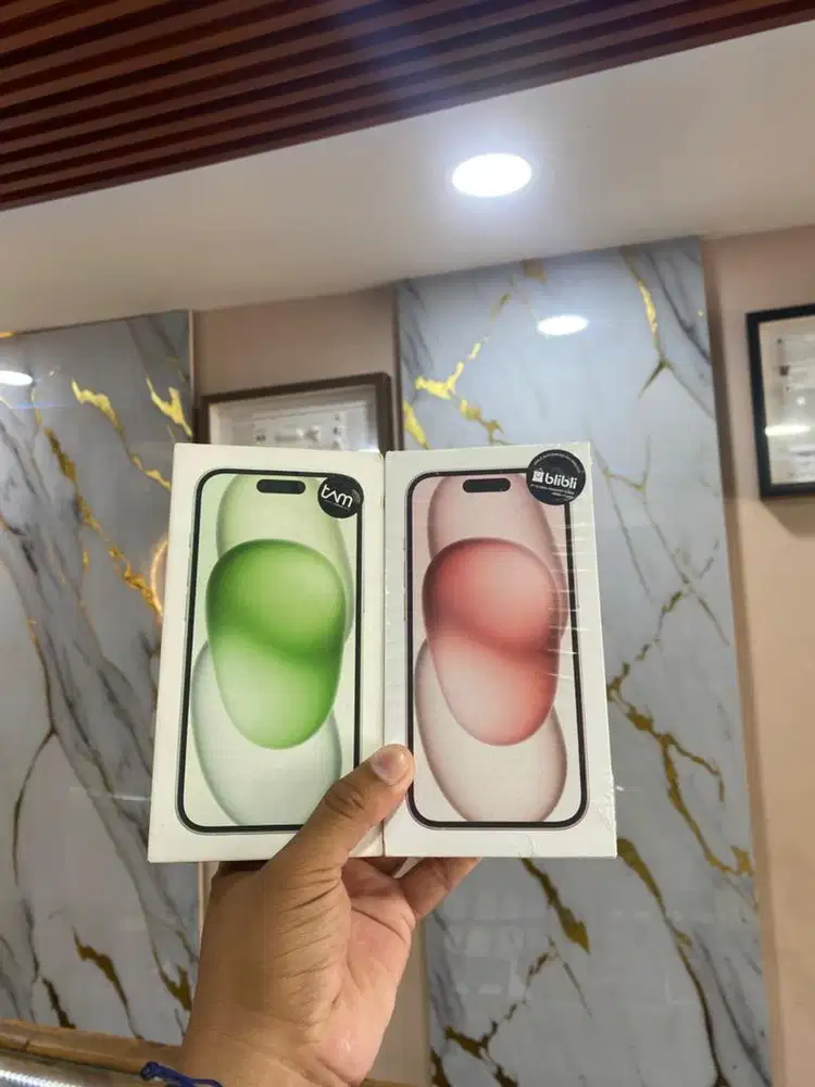 Iphone 15 128gb new 0 timer resmi ibox garansi 1TH