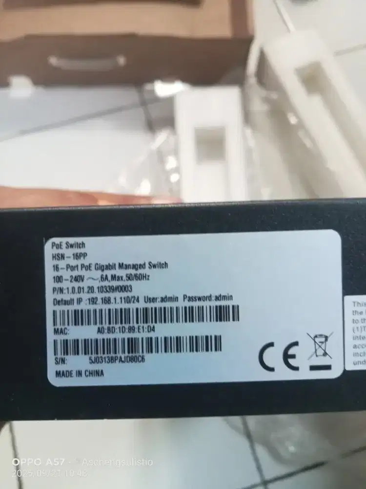 Switch Hub POE 16 Port