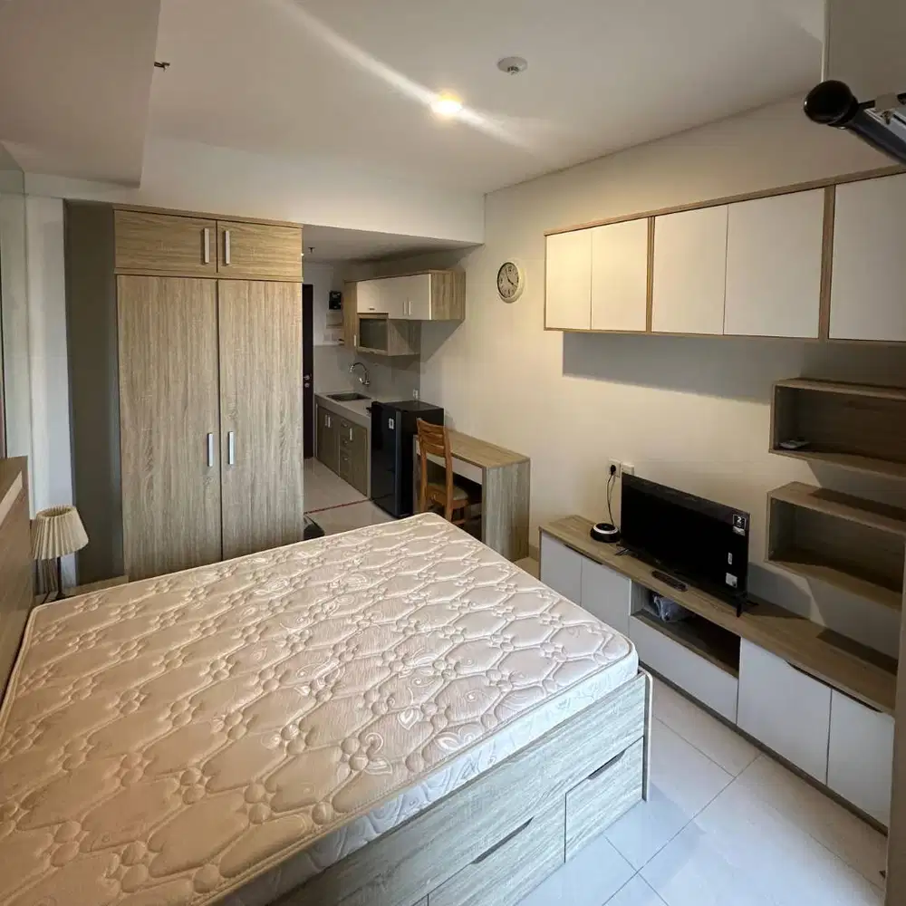 JUAL RUGI (BU) APARTEMEN SPRINGWOOD RESIDENCE 26m2 FULL FURNISHED