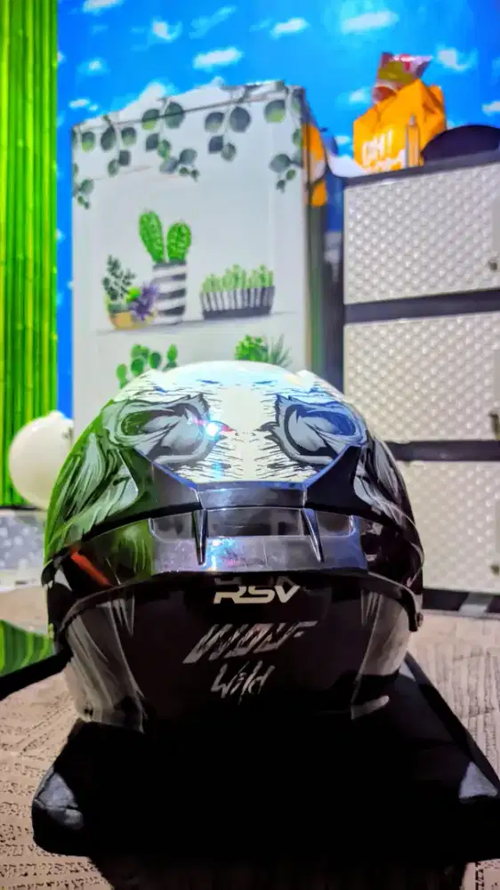 Helm Fullface RSV FF500 Wolf Paket ganteng