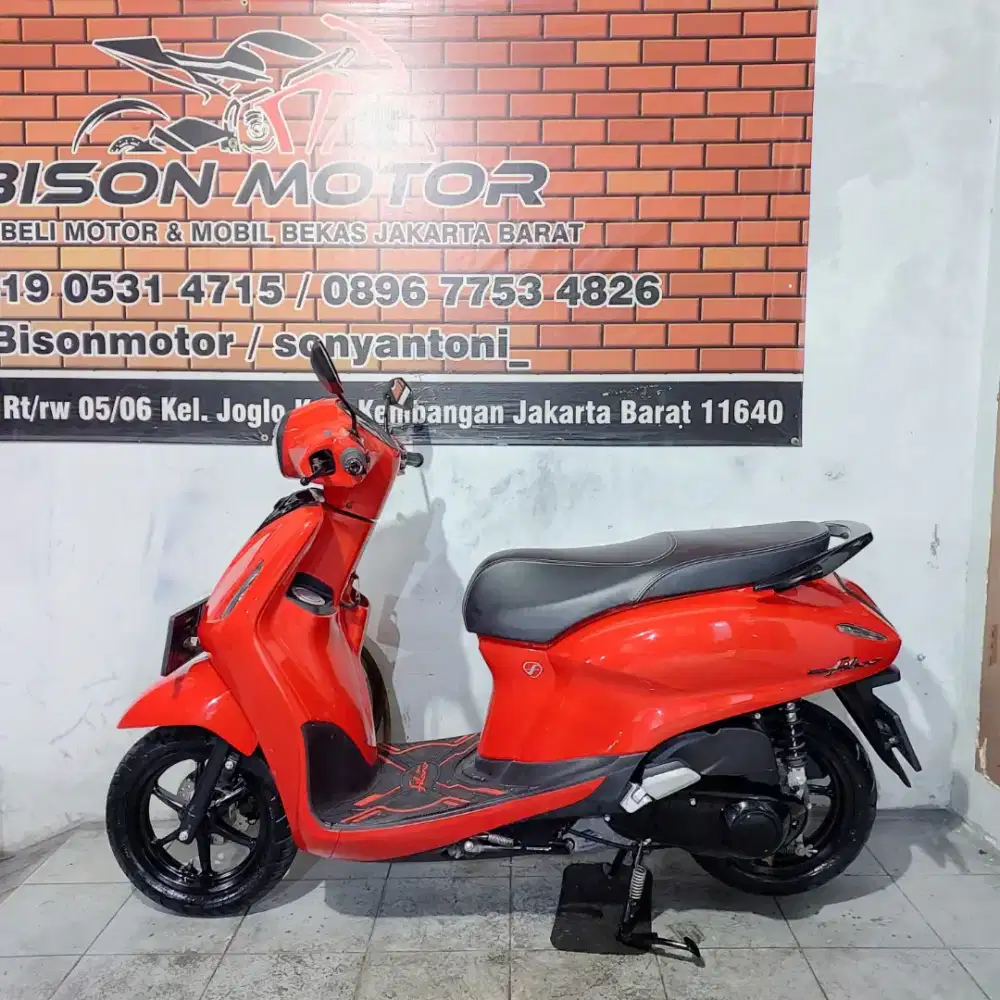 ISTIMEWA ! YAMAHA GRAND FILANO NEO HYBRID KEYLESS 125 TAHUN 2024 MERAH