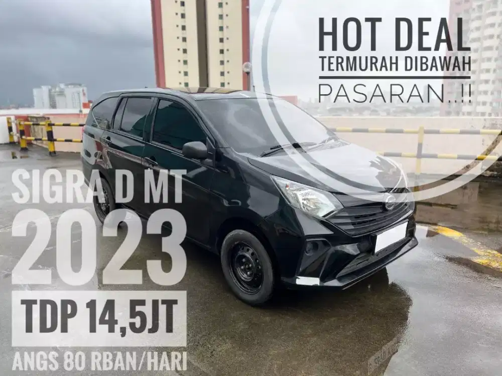 Sigra D mt 2023, Obral nyicil santai rasa motor