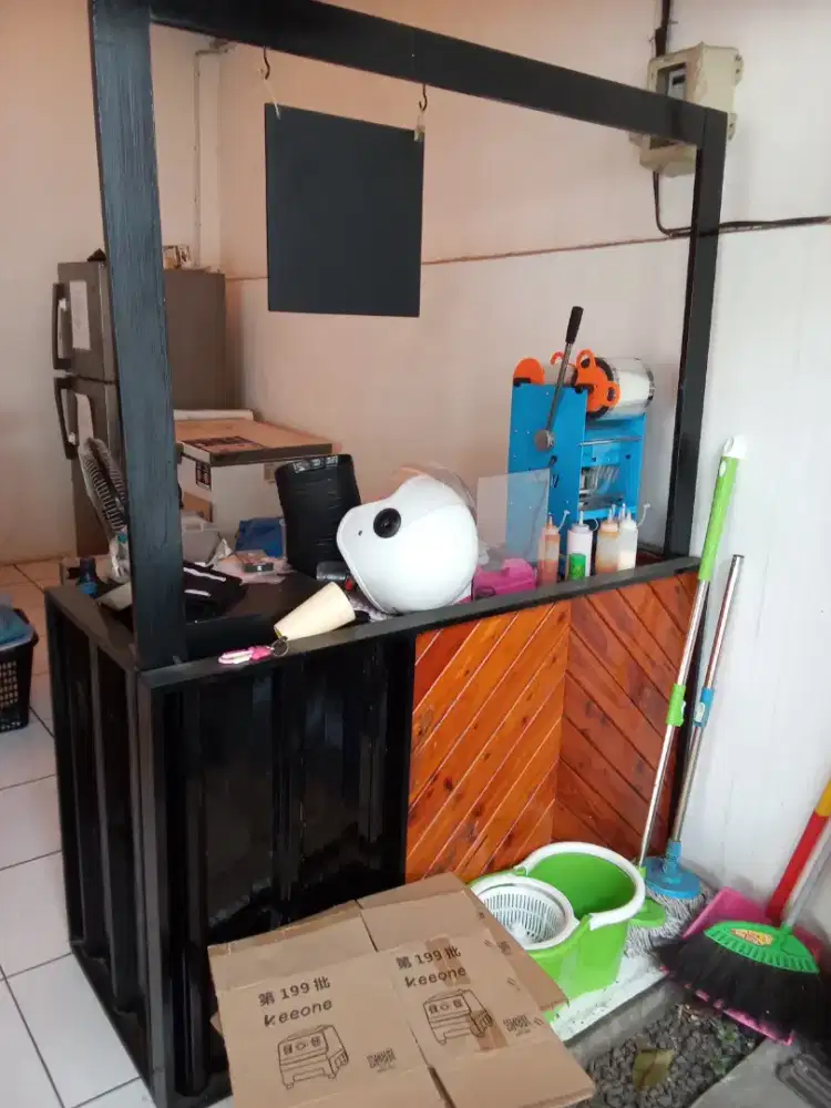 Booth jualan bukan lipat