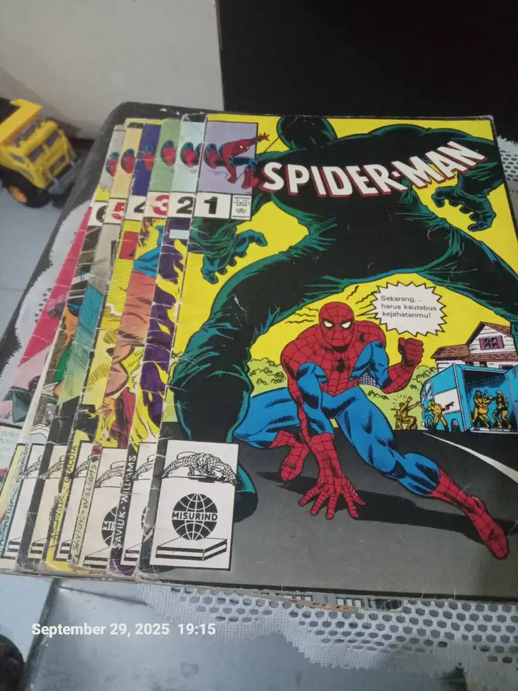 Komik spiderman misurind jadul seri 1 sd 6