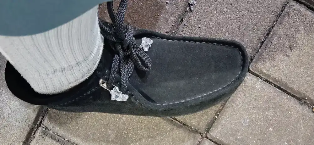 Clarks Wallabe High Black