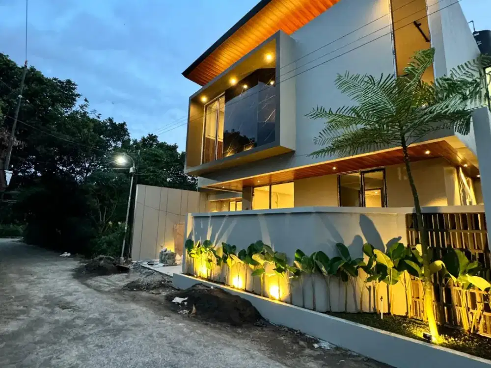 Dijual Rumah baru full furnish 4 Kamar Tidur dekat stadion maguwoharjo legalitas lengkap