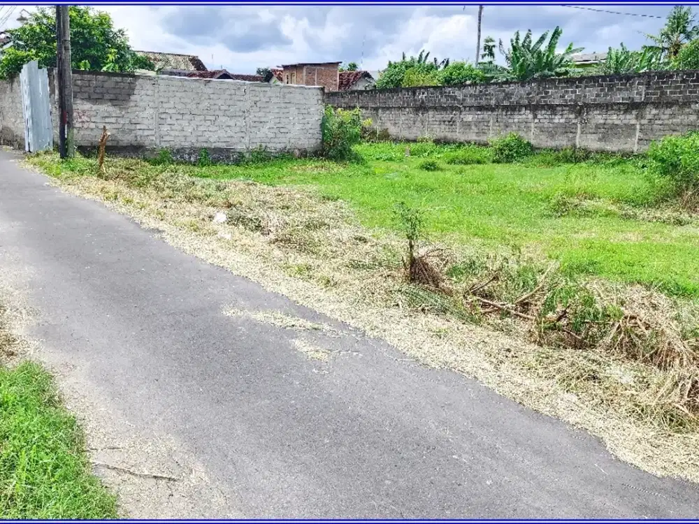 Tanah Barat TVRI Jogja di Jl. Jambon Untuk Investasi