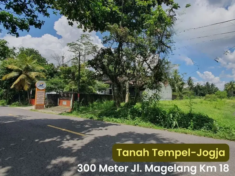 Dijual Tanah Tempel, 1 Menit Jl. Raya Magelang: 100jt-an