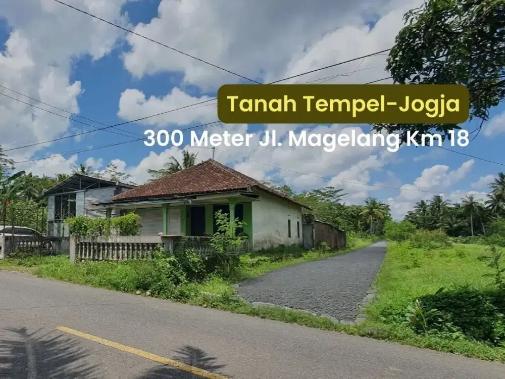 Tanah Jogja 200jt-an, 200mtr SMK Maarif Tempel: SHM