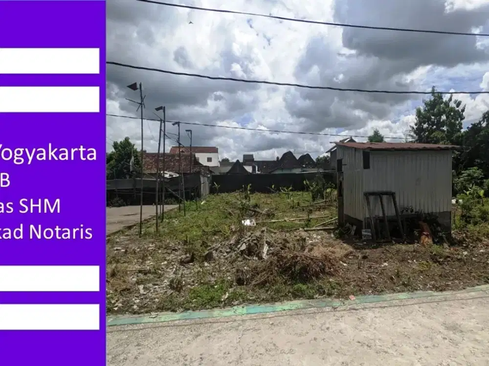 Siap AJB Tanah Jl. Tugu Semar, Berbah, Cocok untuk Investasi