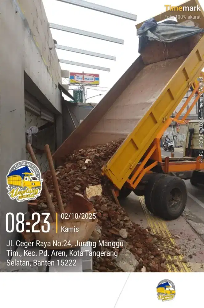 Jasa pengurugan dan buang puing