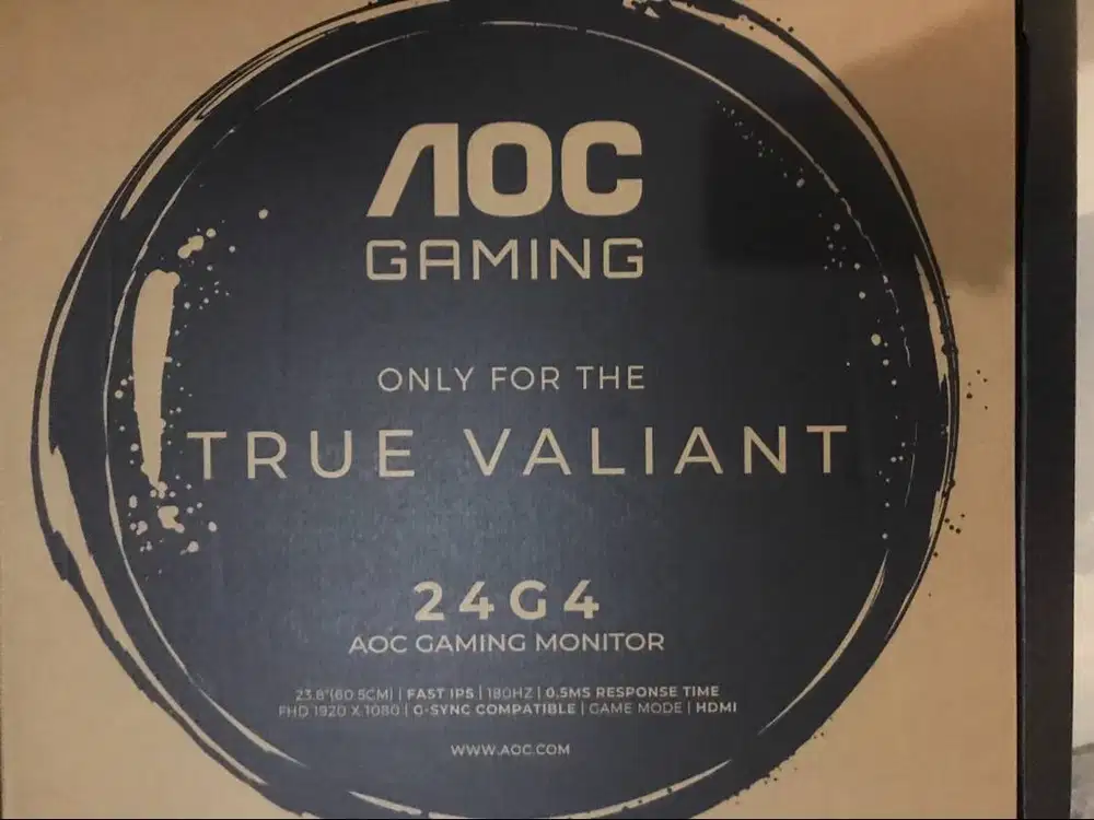 Monitor AOC Gaming 24G4 24 Inch IPS 180Hz Full HD - Bisa Vertical
