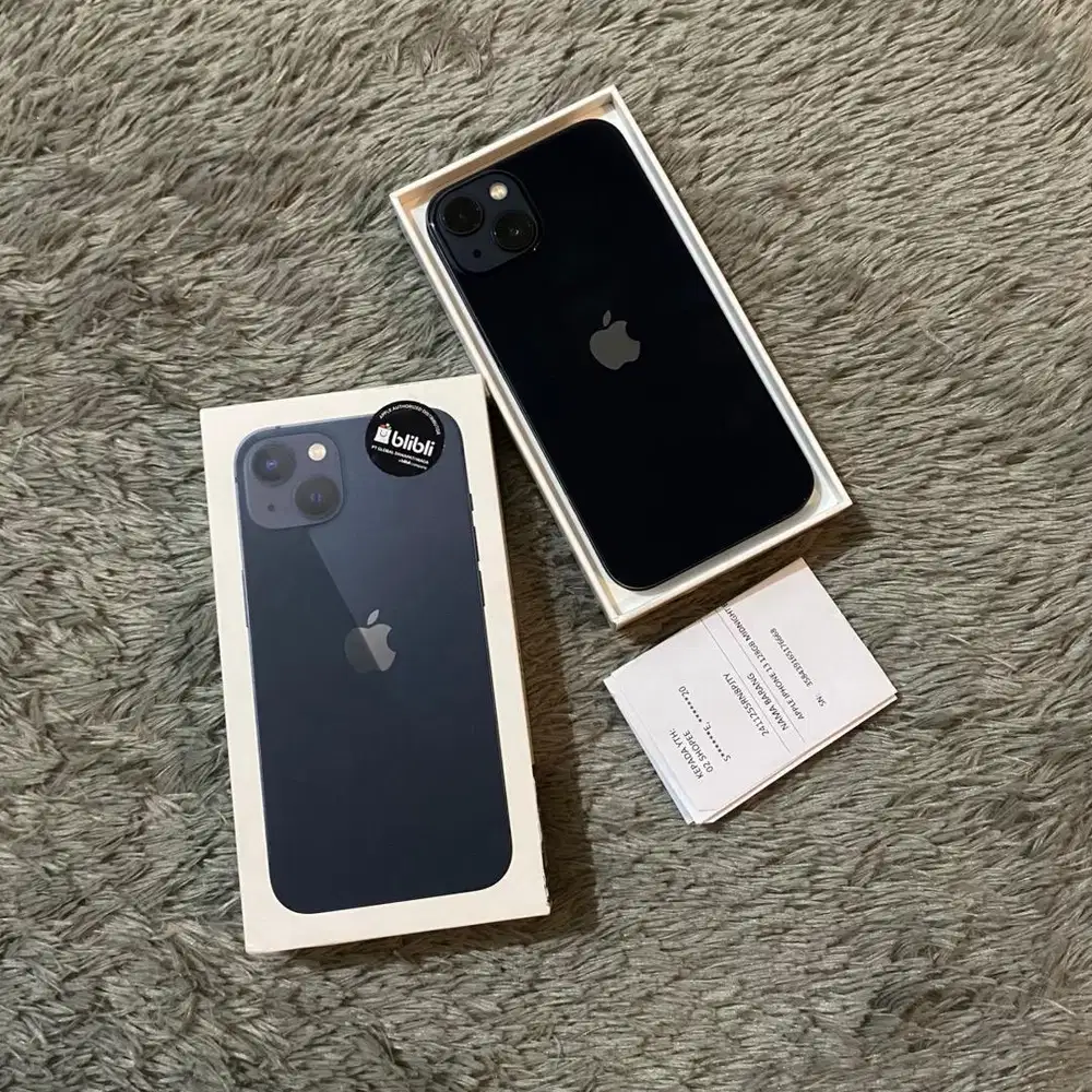IPhone 13 128gb blibli ibox digimap fullset garansi ON
