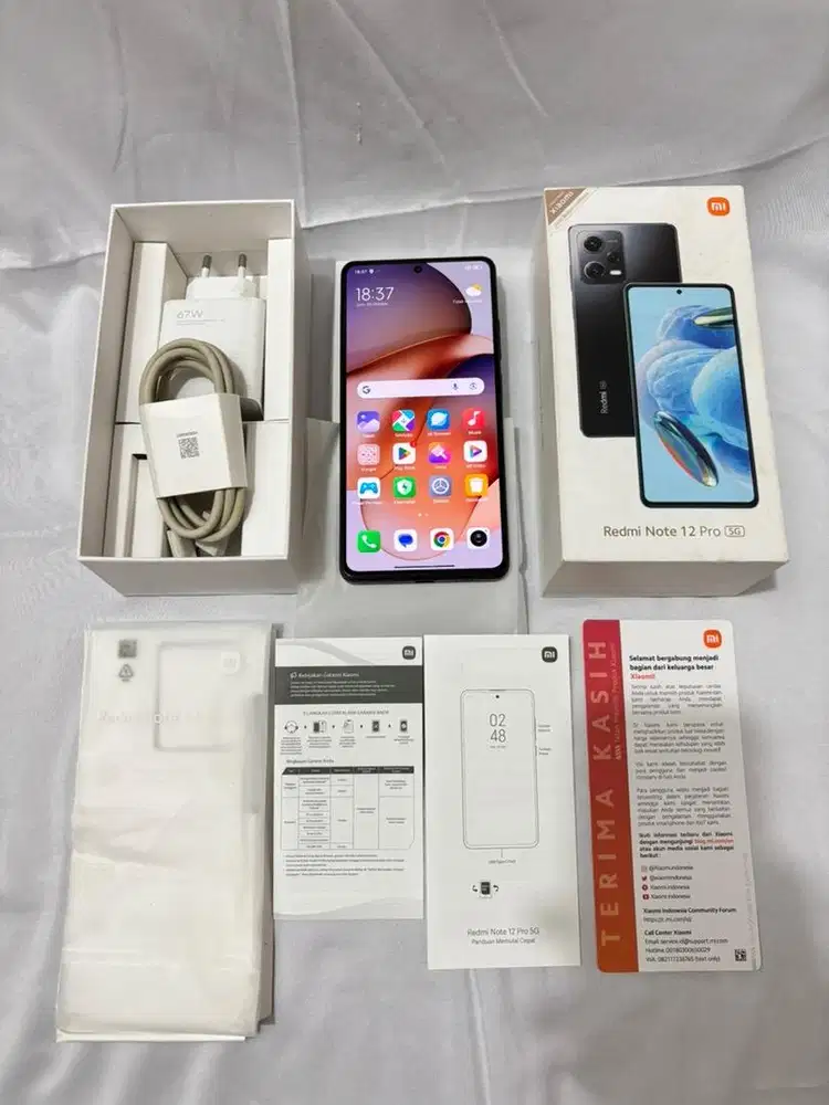 Redmi Note 12 Pro 5G 8/256 Fullset Mulus
