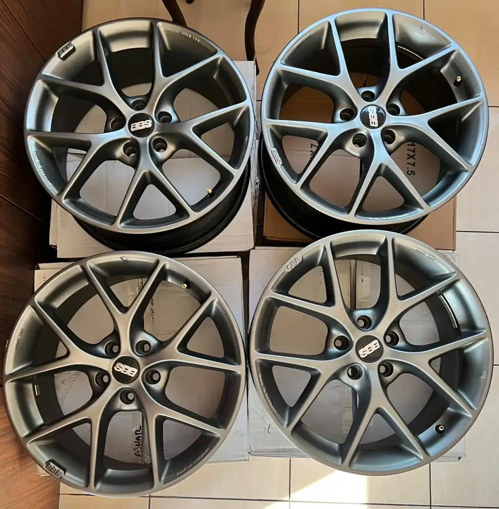 Di jual Velg Original BBS, PCD 5x114,3 Ring 18”, Offset 45 lebar 8
